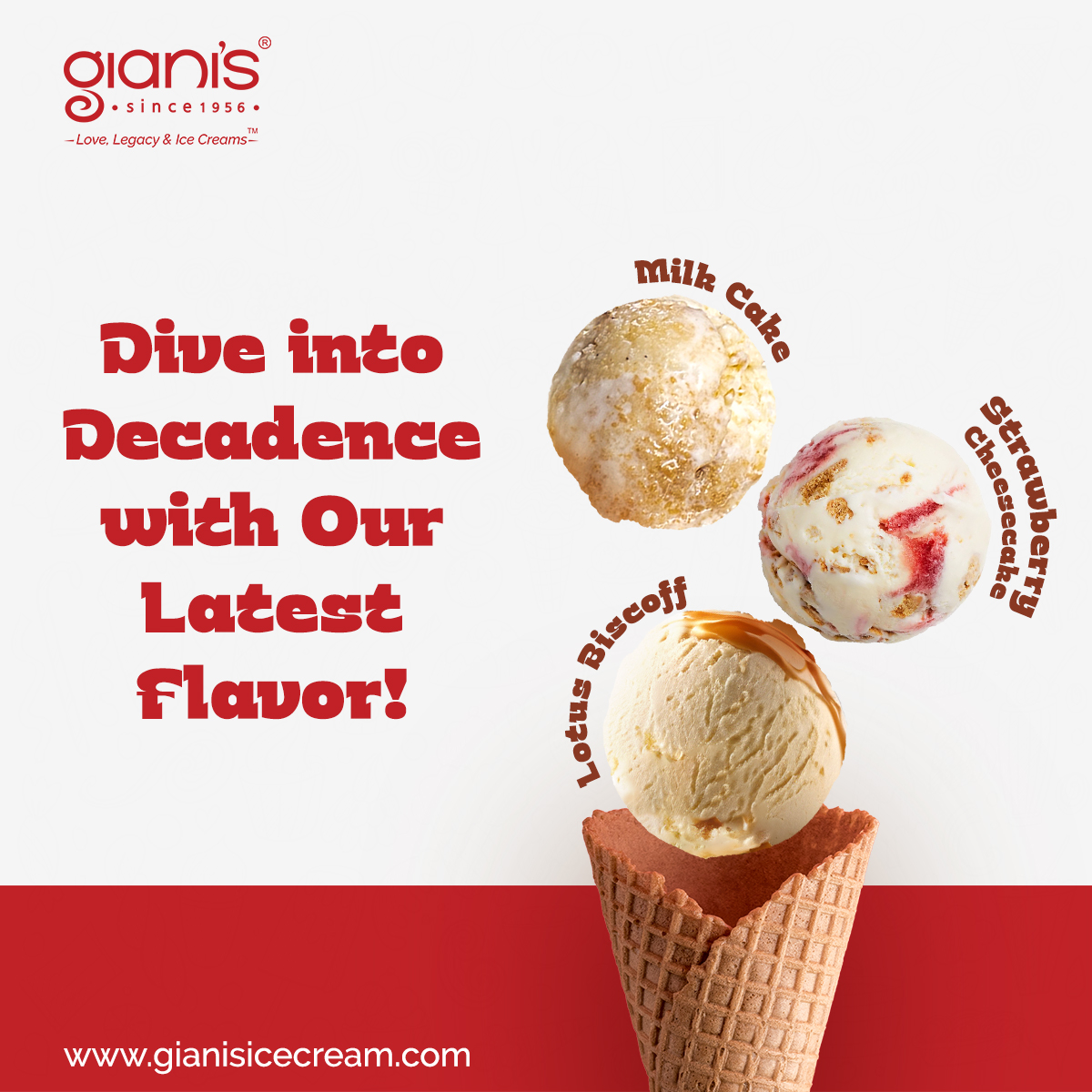 Giani’s introduces: three delicious new ice cream flavours